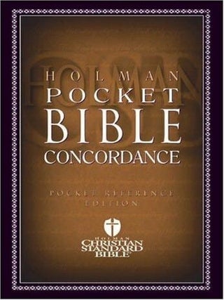 Item #163 Holman Pocket Bible Concordance. Broadman, Holman Publishers