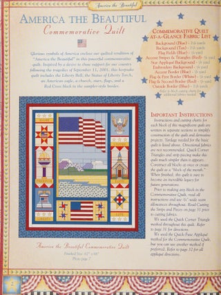 Item #203 Debbie Mumm Salutes America the Beautiful. Debbie Mumm, Debbie Mumm Incorporated