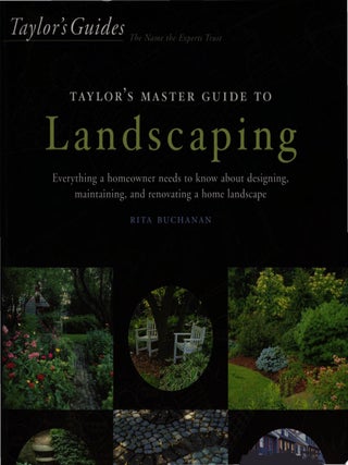 Item #331 Taylor's Master Guide to Landscaping. Rita Buchanan