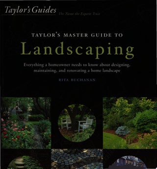 Item #331 Taylor's Master Guide to Landscaping. Rita Buchanan
