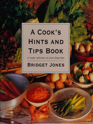 Item #4927 A Cook's Hints and Tips Book. Bridget Jones
