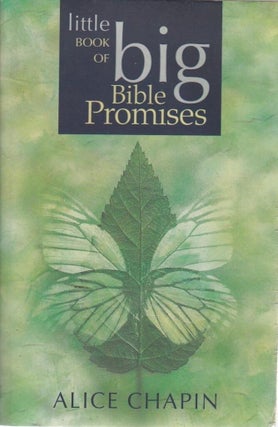 Item #540 The Little Book of Big Bible Promises. Alice Chapin