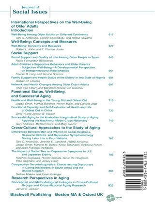 International Perspectives on the Well-Being of Older Adults &ndash; Paperback
