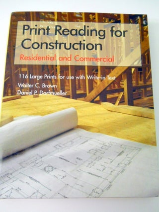Item #5957 Print Reading for Construction Residential and Commercial : Write-in Text with 116...