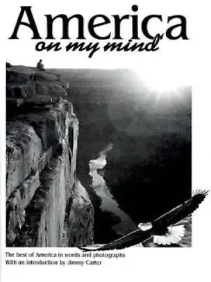 Item #6128 America on My Mind The Best of America in Words and Photographs. Falcon Press, Mont...