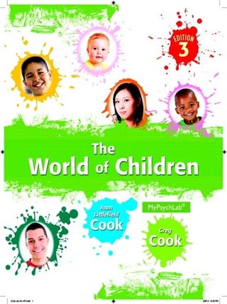 Item #6463 The World of Children. Joan Cook, Greg Cook