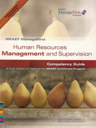 Item #6518 NRAEF ManageFirst: Human Resources Management and Supervision Competency Guide- A Core...