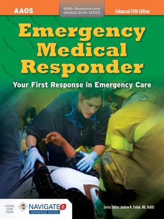 Item #6549 Emergency Medical Responder, Enhanced Fifth Edition Includes Navigate 2 Advantage...