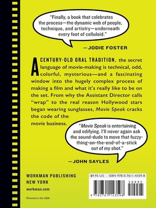 Movie Speak How to Talk Like You Belong on a Film Set