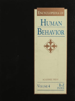 Item #6759 Encyclopedia of Human Behavior, Volume 3