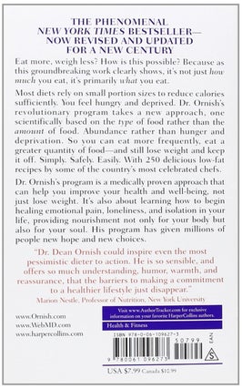 Eat More, Weigh Less Dr. Dean Ornish's Program for Losing Weight Safely While Eating Abundantly