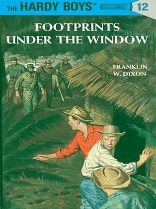 Item #7046 Hardy Boys 12: Footprints Under the Window. Franklin W. Dixon