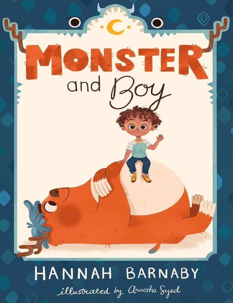 Item #7063 Monster and Boy. Hannah Barnaby.