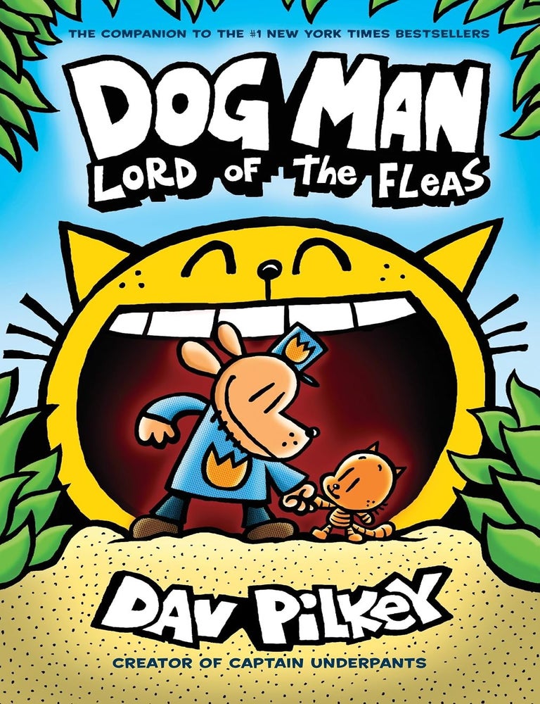 Item #7069 Dog Man Lord of the Fleas. Dav Pilkey.