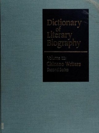 DLB 122: Chicano Writers, Second Series (Dictionary of Literary Biography, Volume 122. Francisco A. Lomel&iacute;, Carl Shirley.