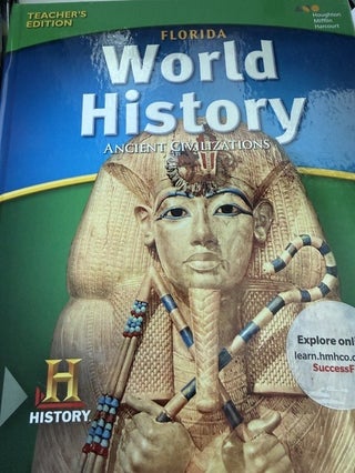 Item #7517 HMH, Fl Social Studies: World History: Ancient Civilizations, Florida, Teacher's...