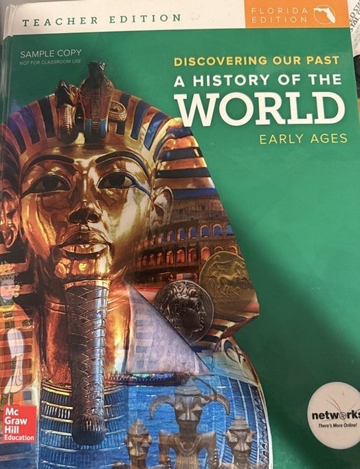 Item #7521 Discovering Our Past: A History of the World Early Ages - Florida Teacher Edition. Spielvogel.