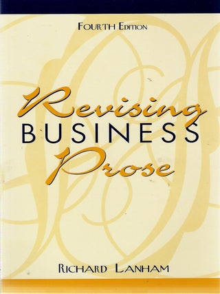 Revising Business Prose (4th Edition