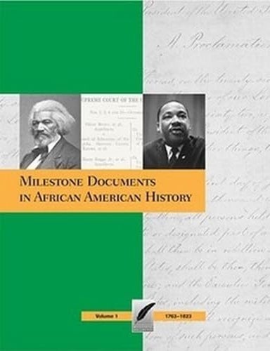 Item #7965 Milestone Documents in African American History: Exploring the Essential Primary Sources, 4 Volume Set