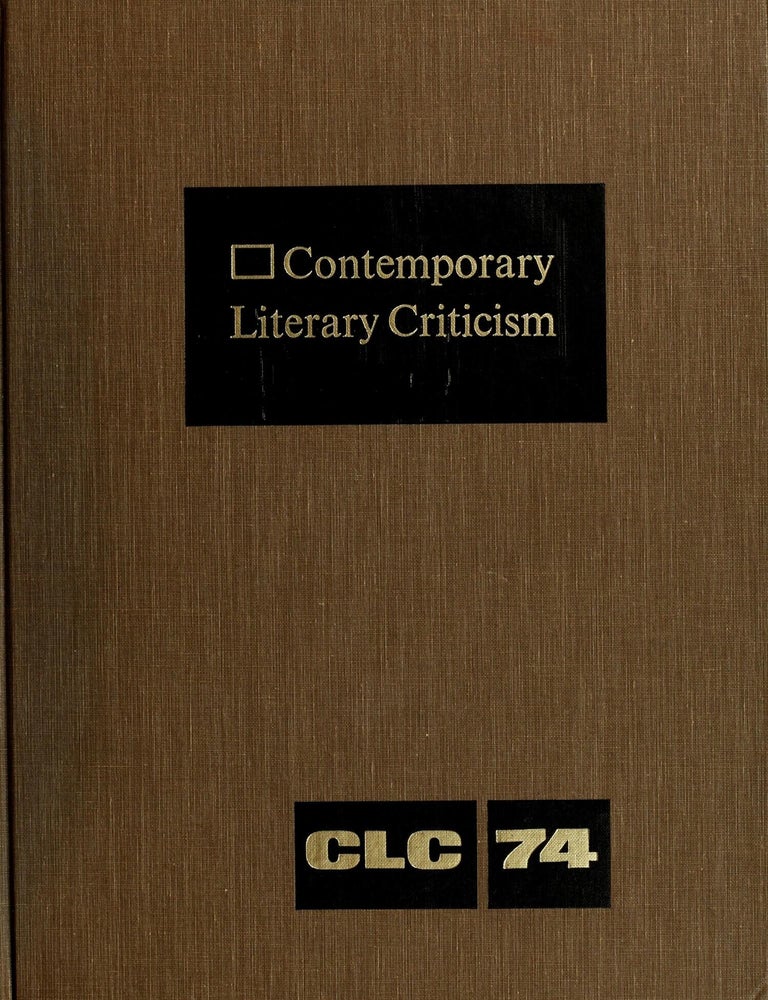 Item #898 Contemporary Literary Criticism, Volume 56 (Contemporary Literary Criticism, 56). Roger Matuz.